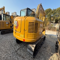 Mini-excavatrice sur chenilles CAT 308 d'occasion, excavatrice Cat 308E2 d'origine de 8 tonnes en bon état de fonctionnement à vendre