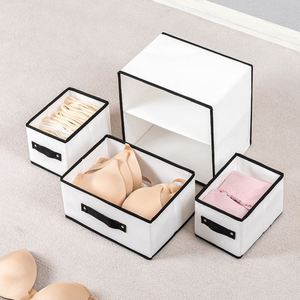 Caja de Almacenamiento Plegable de Tela No Tejida de 3 Capas, Organizador de Armario para Ropa, Cajones, Ropa Interior, Calcetines, Contenedores Cúbicos para Armario - Product Image 3