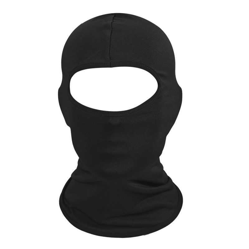 Casque à trou unique [Noir]