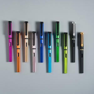 Werbe-Kunststoff-Gelstift mit Weicher Gummibeschichtung Mehrfarbige Ausführungen Blaue Tinte 0,5mm Spitze Ausziehbarer Deckel Anpassbar - Product Image 6