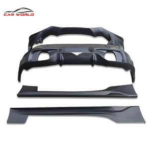 Kit de carrocería de coche Carworld para 2017-2019 <span class=keywords><strong>Toyota</strong></span> GT86 TRD estilo labio delantero labio trasero faldas laterales <span class=keywords><strong>GT</strong></span> 86 BRZ Kit de coche ABS plástico sin color - Product Image 4