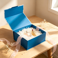 Caja de Regalo de Cartón Rígido Personalizada, Caja Magnética, Caja de Regalo Plegable de Lujo con Tapa Magnética