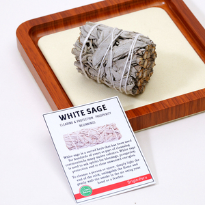 Set Regalo per Rituali con <span class=keywords><strong>Cristalli</strong></span> Naturali, Kit di Purificazione con Salvia Bianca, Palo Santo e Bastoncini di Selenite - Product Image 3