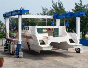 Korrosionsbeständiger Marine-Bootslift Yacht-Reisekran 50T Mobiler Yachtkran mit Motor Bootshebevorrichtung für den Dockbereich - Product Image 4