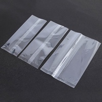 Usine fourni bas QUANTITÉ MINIMALE DE COMMANDE clair de catégorie comestible de cachetage arrière en plastique crème glacée popsicle sac d'emballage
