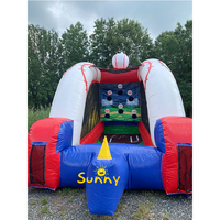 Campo de Snookball Inflable en Oferta, Juego de Snookball Gigante, Billar Enorme con Pelota de Fútbol