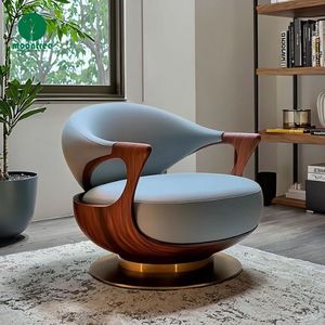 <span class=keywords><strong>Fauteuil</strong></span> de luxe Moontree, <span class=keywords><strong>design</strong></span> moderne, pivotant à 360 degrés, pour villa haut de gamme en Italie, chaise d'appoint pour salon, chaise de détente - Product Image 2