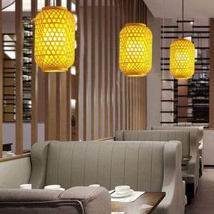 Lanternes tissées <span class=keywords><strong>de</strong></span> style chinois, lustres, logos imprimés, noms <span class=keywords><strong>de</strong></span> plats, restaurants <span class=keywords><strong>de</strong></span> hot pot, maisons <span class=keywords><strong>de</strong></span> thé, bambou - Product Image 5