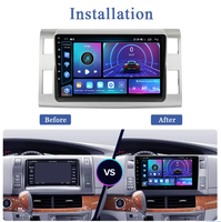 BQCC Écran Android 10 pouces pour voiture, Octa Core, 4G, GPS, WIFI, Carplay, Multimédia, Vidéo pour Toyota Previa 3 III XR50 Estima 2006-2019