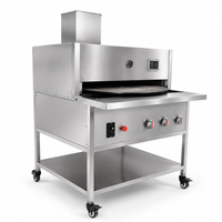 Four à pain rotatif à gaz en acier inoxydable pour la cuisson du roti/pita/naan, thermostat réglable, garantie 1 an pour boulangerie