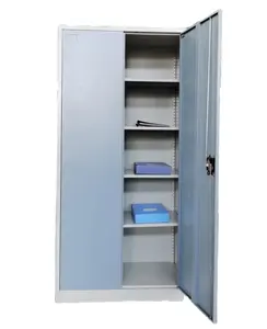 Kabinet pengarsipan logam kapasitas besar furnitur kantor penyimpanan dua pintu berkas dapat dikunci Data lemari baja