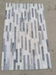 Buon prezzo bianco cultura grigio pietra all'aperto impiallacciatura di pietra Modulare impilato parete di colore grigio lucido coltura di pietra naturale muro di ardesia - Product Image 3