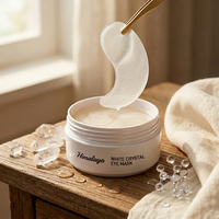 Patchs Hydrogel Contour des Yeux Anti-Poches et Anti-Cernes au Rétinol, Peptides, Caféine et Acide Hyaluronique, Anti-Âge, Marque Blanche, OEM, 30 Paires