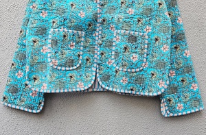 Veste d'hiver matelassée en coton à imprimé floral de qualité supérieure, style bohème ethnique pour femmes, cadeau élégant pour elle - Product Image 3