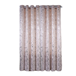 Rancho Factory Price Wholesales Luxury Grommet Modern Home Silver <b>Foil</b> Printing Hot Stamping Velvet Curtains 100% Polyester - Product Image 4