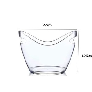 Secchielli per Ghiaccio Trasparenti da 4 Litri, Contenitori in Plastica per Champagne, Birra e <span class=keywords><strong>Vino</strong></span> - Product Image 5