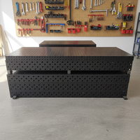 Table de soudage 3D nitrurée 2000mm*1000mm*200mm, plateforme flexible tridimensionnelle