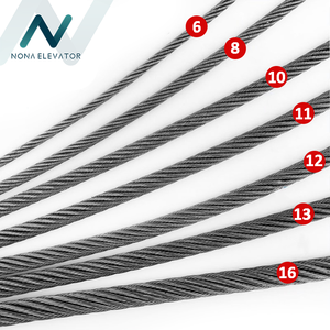 เชือกลวดลิฟต์6*19 + fc/<span class=keywords><strong>iws</strong></span>/iwr 6/8/10/11/12/13/16มม. - Product Image 2