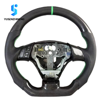 Setir Mobil Sport Serat Karbon Kulit Tempa Khusus untuk Mazda Speed 3 Mps Hatchback 2006 2007 2008 2009