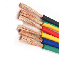 Cable de Construcción THW con Estructura Trenzada, Temperatura de Trabajo 75°C, Cable Eléctrico de Uso General, 600V, Retardante de Llama VW-1