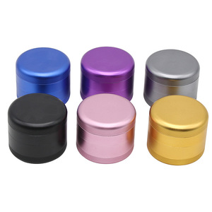 Rose 63mm 2.5 pouces aluminium broyeur <span class=keywords><strong>tabac</strong></span> 4 pièces vente chaude Logo personnalisé gratuit broyeur en gros - Product Image 6