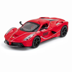 รถโมเดลโลหะ Ferr-ariFXX K ขนาด 1:24 รถไฮเปอร์คาร์สำหรับสะสม พร้อมรายละเอียดภายใน ขนาด 20×8 ซม. - Product Image 1