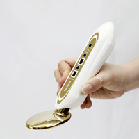 Chauffage du visage vibrer mésothérapie électroporation levage masseur à micro-courant facial rajeunissement de la peau dispositif anti-âge