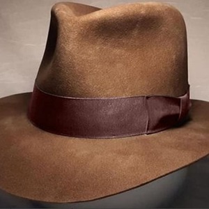 Sombrero Fedora de Lana Hecho a Mano Unisex de Alta Calidad con Corona en Forma de Lágrima y Cinta Decorativa, Estilo Étnico, Casual para Exteriores, para Todas las Estaciones - Product Image 3