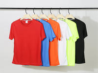 T-shirt de Sport 2022 Polyester pour hommes et femmes, vêtements de gymnastique, Promotion en gros, blanc, coupe à sec, 100%