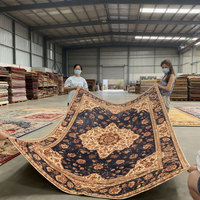 Tapis vintage pour salon, tapis turc de luxe, doux, pliable et lavable en machine, tapis décoratif moelleux
