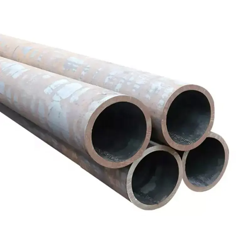 Tubería de acero ERW de alta calidad, tubería de acero al carbono sin costura para Obras Hidráulicas