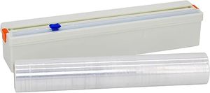 HuamaohengchunPlastic Wrap Dispenser with Cutter, Refillable Cling Film Dispenser with 12 inch328Ft Cling Film - Product Image 5