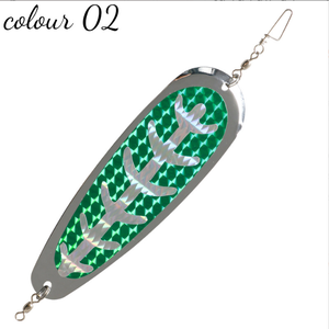 10 couleurs 5.5 pouces <span class=keywords><strong>lame</strong></span> pêche à la traîne fronde Dodger pêche clignotant cuillère leurre - Product Image 5