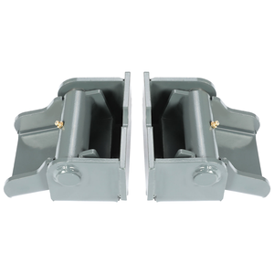 Charnière de benne de camion industrielle robuste en acier gris poudré, à <span class=keywords><strong>pivot</strong></span> soudé de 1 pouce, avec goupille de <span class=keywords><strong>pivot</strong></span> solide, en zinc, et boucle à came métallique Zerk - Product Image 2