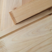 Planche en bois massif de paulownia à jointures à languettes, épaisseur 3mm-30mm, sur mesure, pour côtés de tiroirs, panneaux arrière et projets DIY