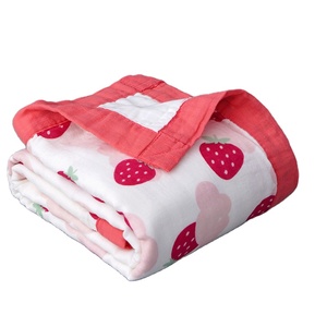 Coperta Avvolgente per Neonati in Mussola 100% Cotone con Motivi Cartoon, 6 Strati, per Casa, Viaggio, Picnic, Hotel, Aereo - Product Image 5