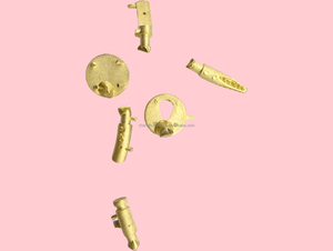 Gelang kuku emas padat 18K mewah, bertatahkan berlian berkilau, desain personal untuk klien grosir - Product Image 3