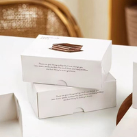 Carton tiramisu écologique de haute qualité logo personnalisé impression d'emballage fraise cerise de qualité alimentaire, boîte à gâteau bento frais