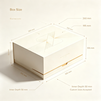 Boîte cadeau en papier décorative minimaliste personnalisée pour emballage cadeau de bougies parfumées
