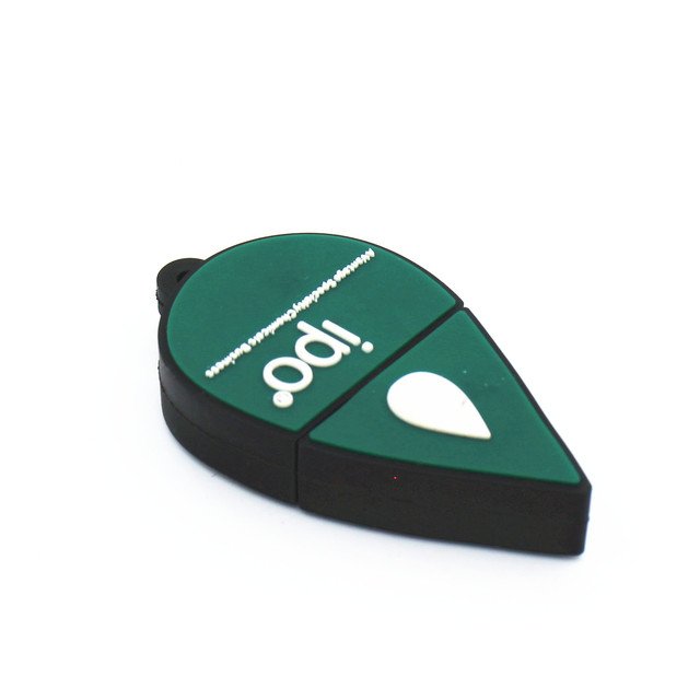 Customized Pvc Usb Stick Water Drop Shaped Usb Flash Drive Support 16gb 32gb Water Drop Shape Usb Storage