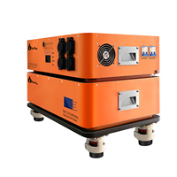 Batteries Lifepo4 empilables mobiles 48V, 150ah, 200ah, 300ah, 400ah, 7kwh, avec BMS, Cycle profond, 60a, contrôleur MPPT pour le solaire domestique