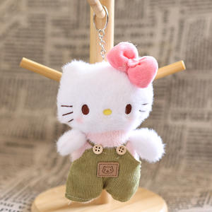 Lindo Peluche de Gatito de Dibujos Animados, Cuatro Colores, 13 cm, Duradero, Ecológico, Tela Suave, Llavero de Gato, Colgante de Animal para Bolsos, Ligero - Product Image 3