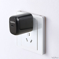 Chargeur mural pliable WJACC homologué ETL 20W avec mode PD Type-C pour appareils intelligents