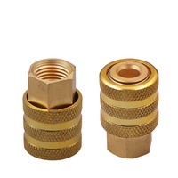 Quick Release Metal Tire Inflation Chuck Auto Locking Brass Connector Thread for Truck Motorcycle Tire Repair Tool