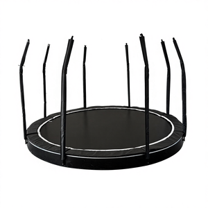 <span class=keywords><strong>Trampoline</strong></span> rond enterré CreateFun en gros, <span class=keywords><strong>moins</strong></span> <span class=keywords><strong>cher</strong></span>, 8 pieds, 10 pieds, 12 pieds, avec filet de sécurité, grand <span class=keywords><strong>trampoline</strong></span> enterré pour l'extérieur - Product Image 5