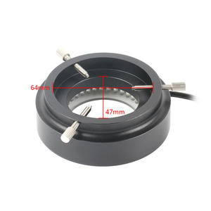 조정 가능한 알루미늄 합금 152pcs LED 링 빛 현미경 조명 램프 6500K 비디오 디지털 및 스테레오 현미경 - Product Image 2