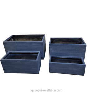 Directo de fábrica, ligero, duradero, para jardín al aire libre, <span class=keywords><strong>macetas</strong></span> rectangulares de piedra mecedora, pequeña maceta decorativa para interiores, revestimiento colgante - Product Image 1