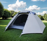 Tente gonflable double couche quatre saisons, camping en plein air, imperméable 2000-3000 mm, portable, 2-3 personnes, Oxford 210D, livraison gratuite