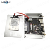 Sin ventilador de escritorio NUC 2955U i3 i5 i7 Mini PC COM LAN USB VGA HD WIFI Ethernet pequeña computadora Personal