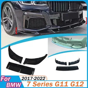 Lèvre de pare-chocs avant pour BMW Série 7 G11 G12 2017-2022 – Diffuseur de style, spoiler, protection, cache – Pièces auto - Product Image 1